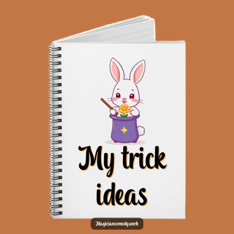 Funny Rabbit Magician Notebook: Cute Journal, Perfect Funny Gift