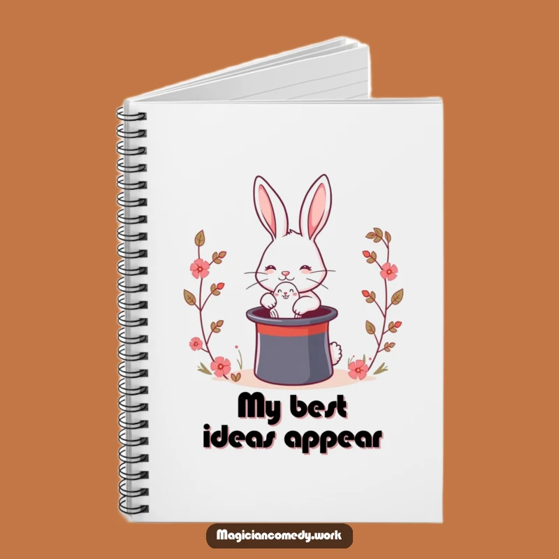 Funny Magic Rabbit Notebook: Bunny Surprise Journal, Creative Writing Gift
