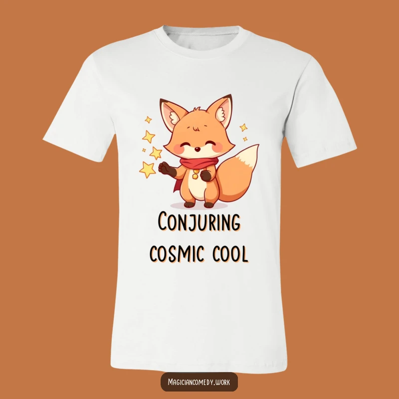 Funny Fox Magician T-Shirt: Playful Fox Magic, Perfect Funny Gift