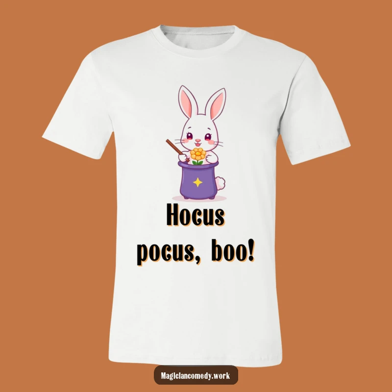 Funny Rabbit Magician T-Shirt: Cute Bunny Magic, Perfect Funny Gift